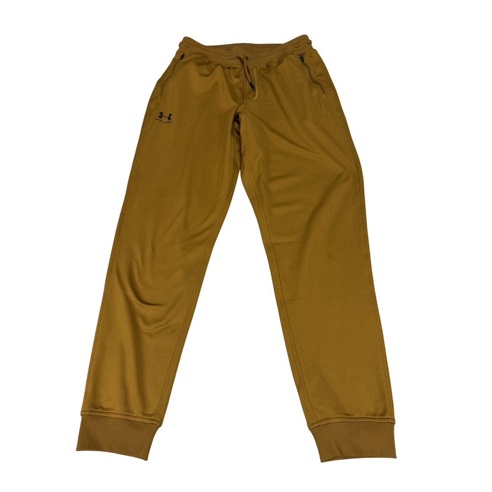 Under Armour‎ Mens Loose Fit Jogger Pants Brown Recycled Polyester Large